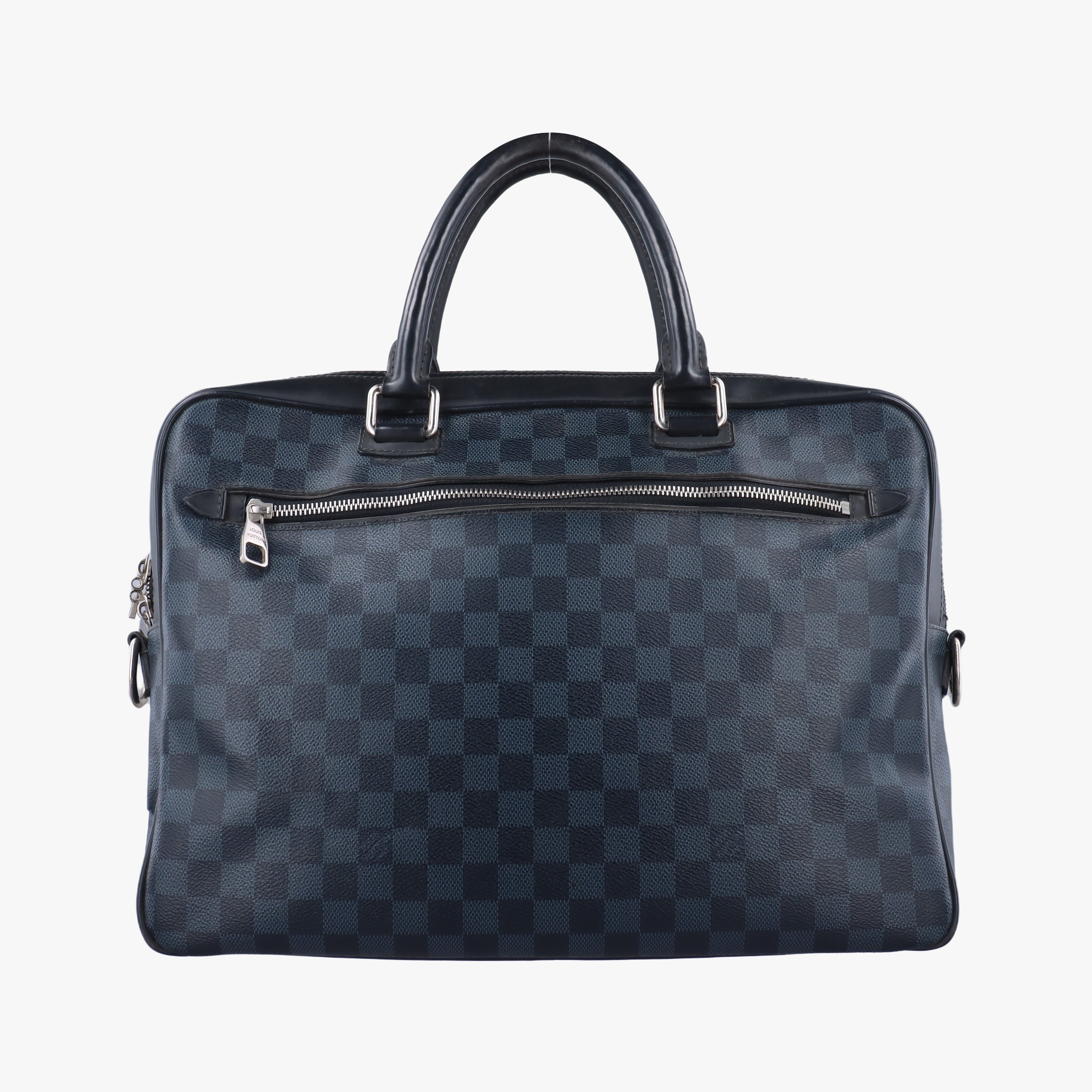 Pre-owned Louis Vuitton Porte-Documents Jour NM Noir Damier Graphite N48260 handbag | stylenewstar