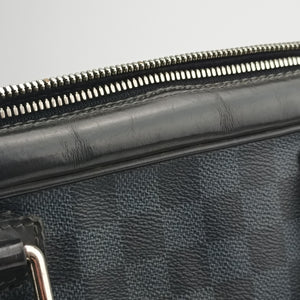 Pre-owned Louis Vuitton Porte-Documents Jour NM Noir Damier Graphite N48260 handbag | stylenewstar