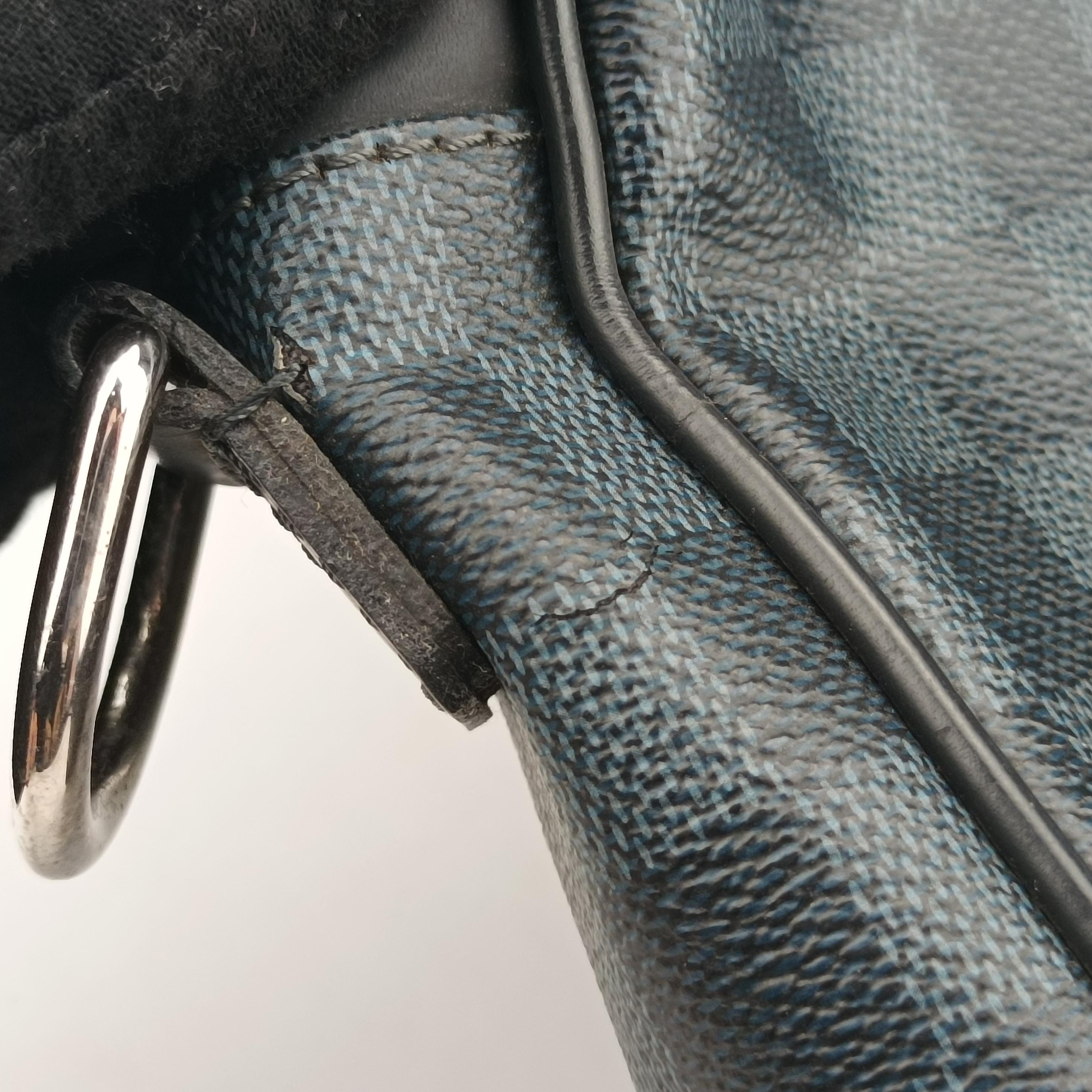 Pre-owned Louis Vuitton Porte-Documents Jour NM Noir Damier Graphite N48260 handbag | stylenewstar