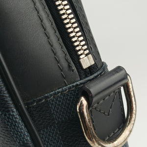 Pre-owned Louis Vuitton Porte-Documents Jour NM Noir Damier Graphite N48260 handbag | stylenewstar