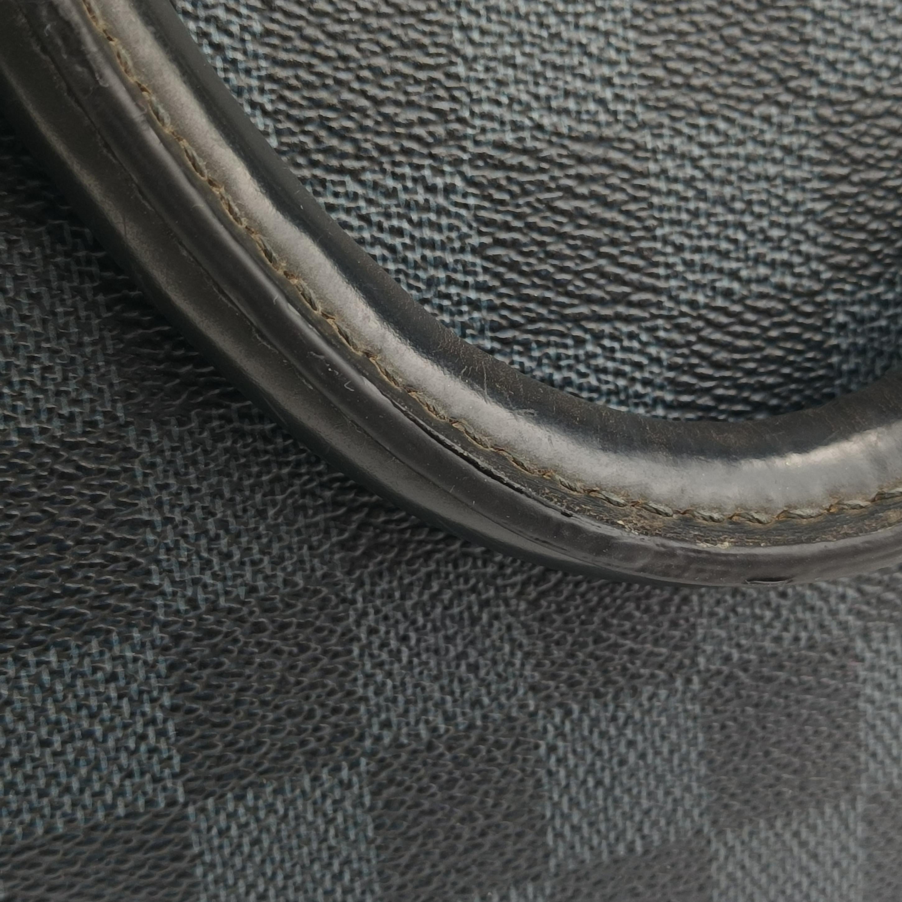 Pre-owned Louis Vuitton Porte-Documents Jour NM Noir Damier Graphite N48260 handbag | stylenewstar