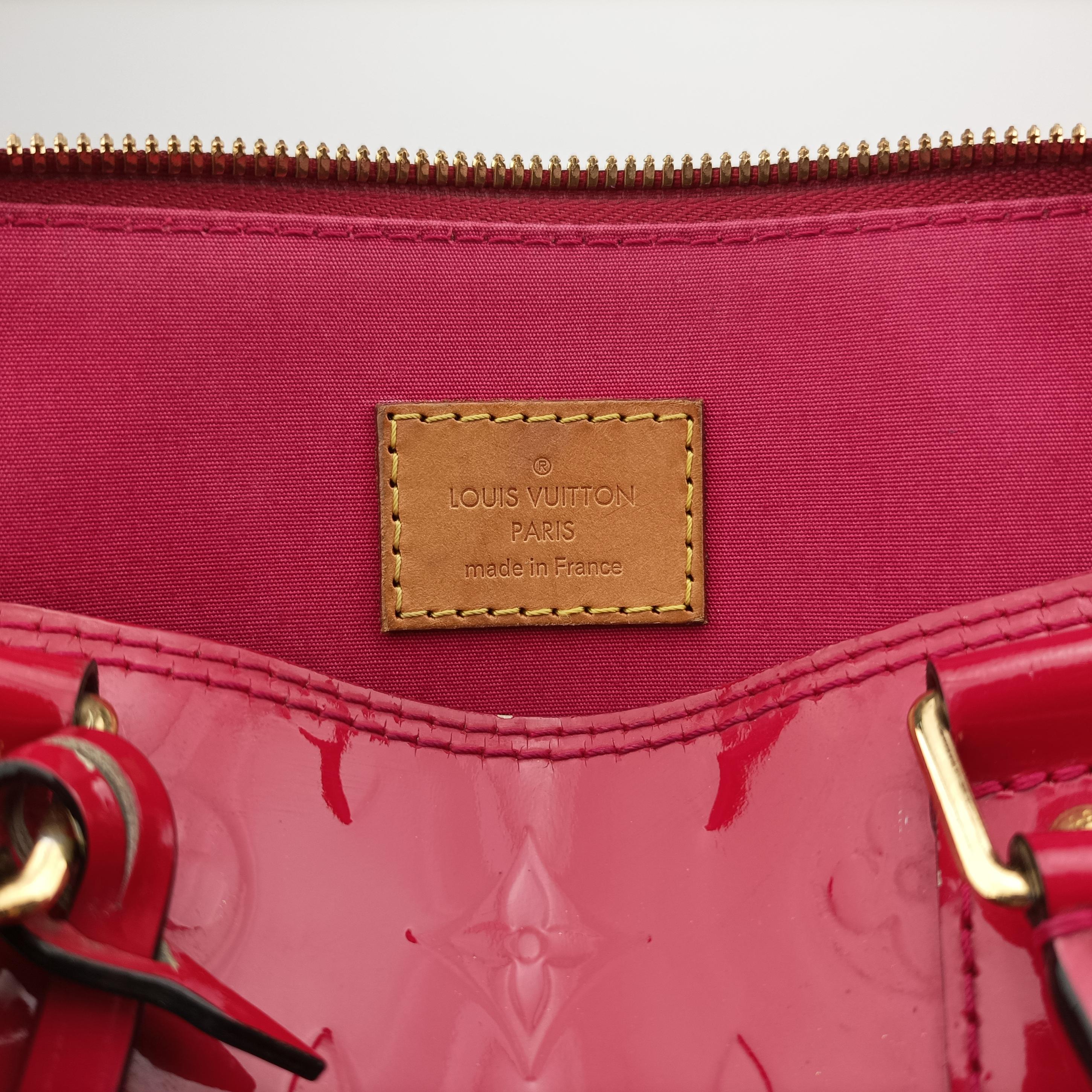 Pre-owned Louis Vuitton Alma PM pomme d'amour Vernis M90096 handbag | stylenewstar