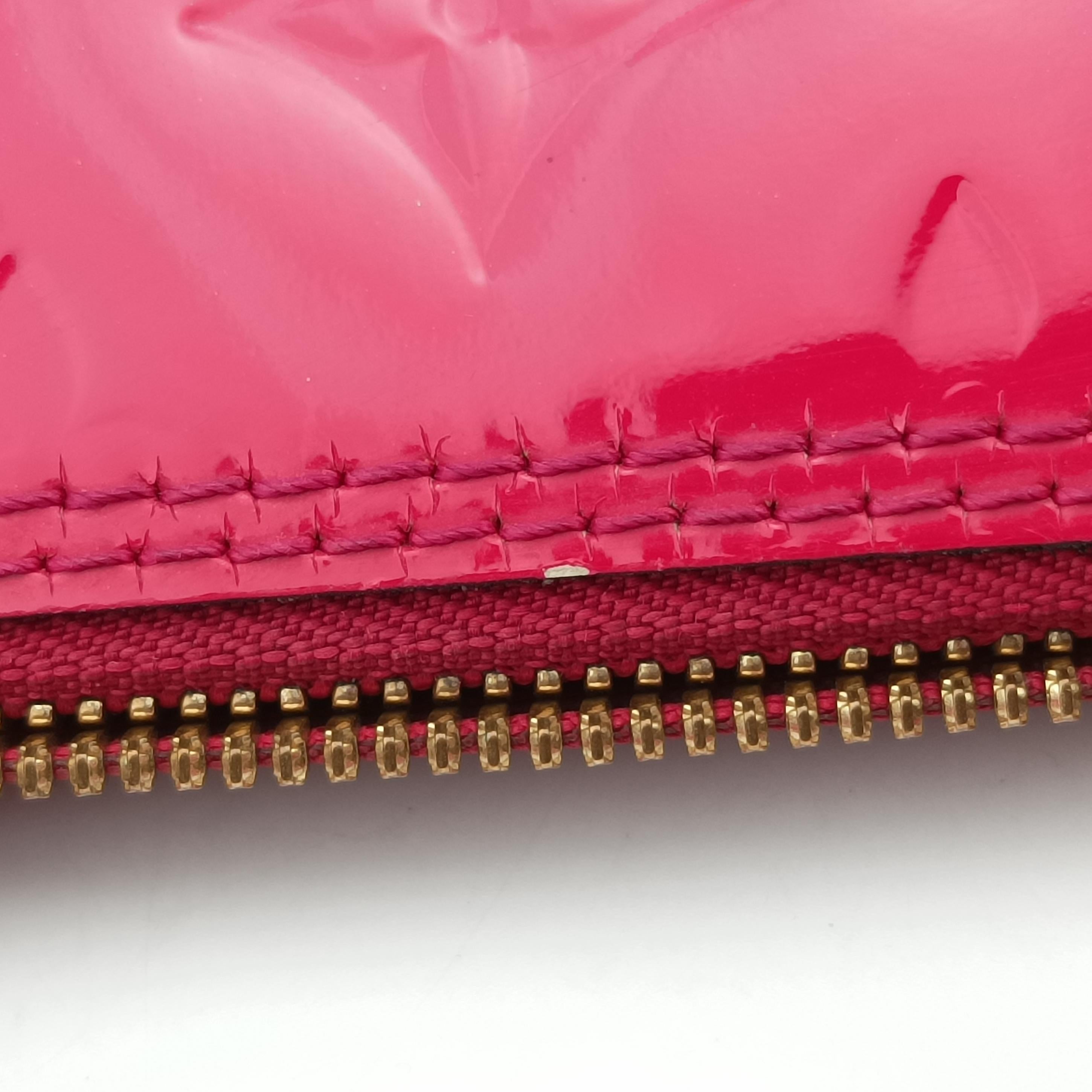 Pre-owned Louis Vuitton Alma PM pomme d'amour Vernis M90096 handbag | stylenewstar