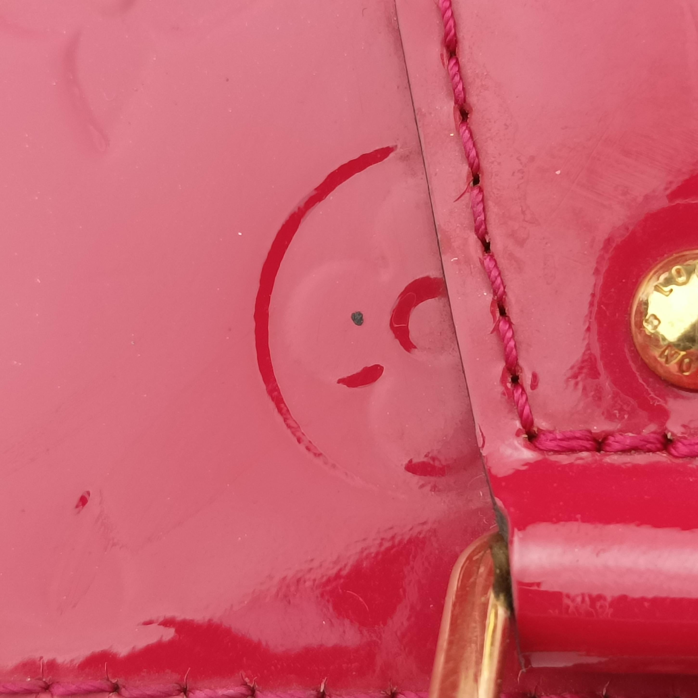 Pre-owned Louis Vuitton Alma PM pomme d'amour Vernis M90096 handbag | stylenewstar