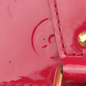 Pre-owned Louis Vuitton Alma PM pomme d'amour Vernis M90096 handbag | stylenewstar