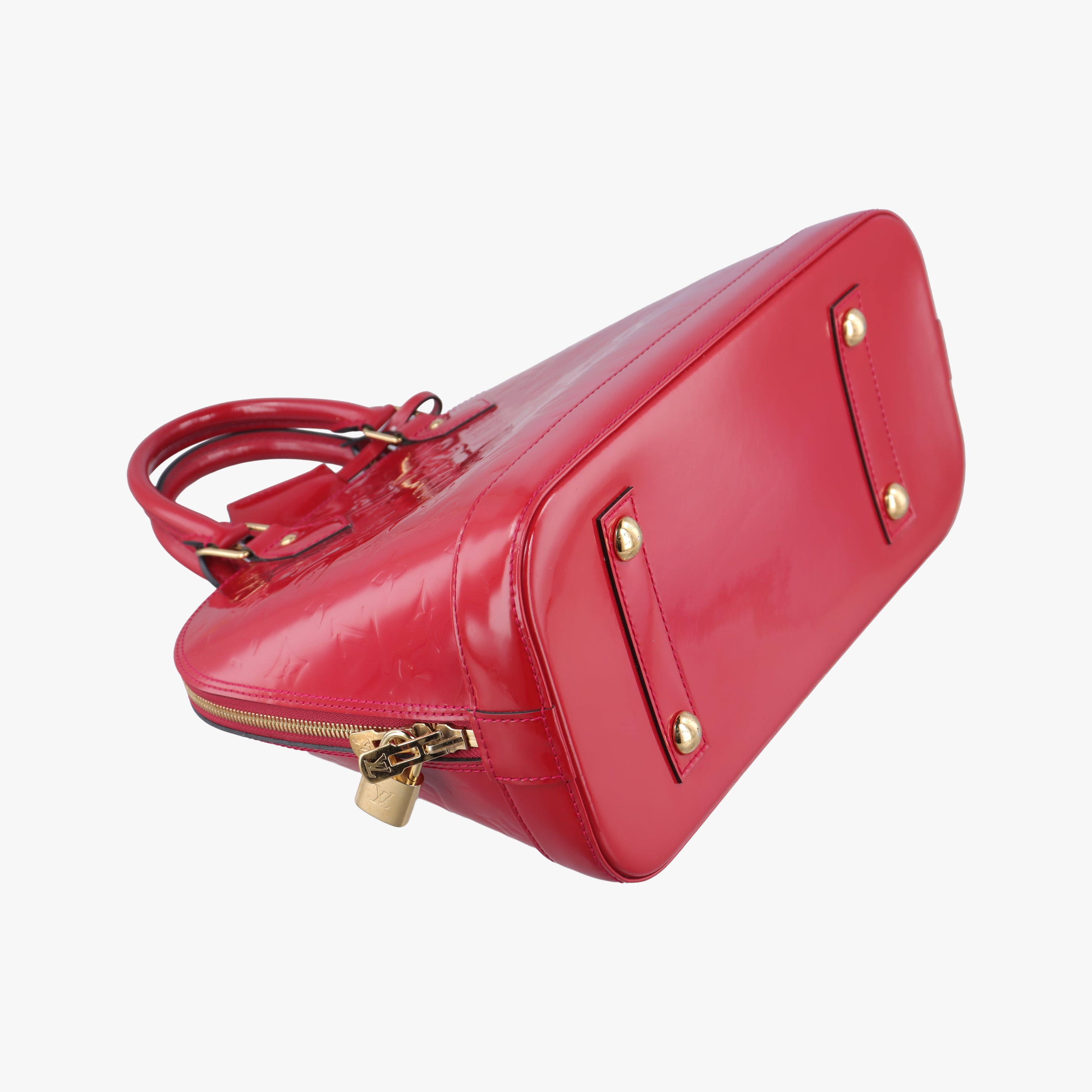 Vintage Louis Vuitton Alma PM pomme d'amour Vernis M90096 handbag | stylenewstar