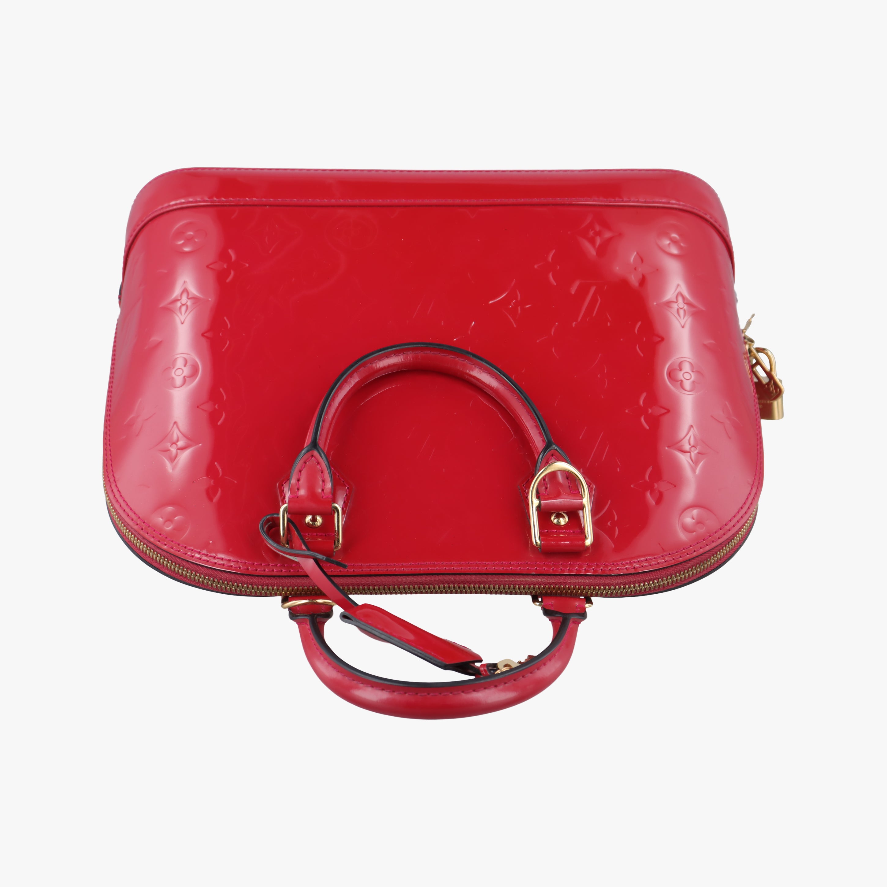 Vintage Louis Vuitton Alma PM pomme d'amour Vernis M90096 handbag | stylenewstar