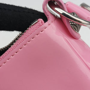 Secondhand Balenciaga Le Cagole Pink Patent  shoulderbag | stylenewstar