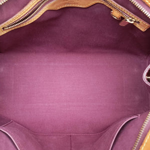 Pre-owned Louis Vuitton Bréa MM Amarante Vernis M91619 handbag | stylenewstar