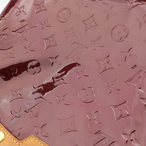 Pre-owned Louis Vuitton Bréa MM Amarante Vernis M91619 handbag | stylenewstar