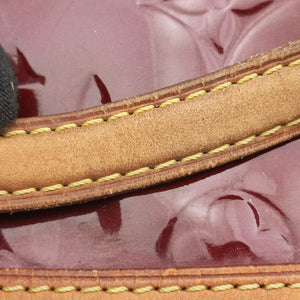 Pre-owned Louis Vuitton Bréa MM Amarante Vernis M91619 handbag | stylenewstar