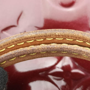 Pre-owned Louis Vuitton Bréa MM Amarante Vernis M91619 handbag | stylenewstar