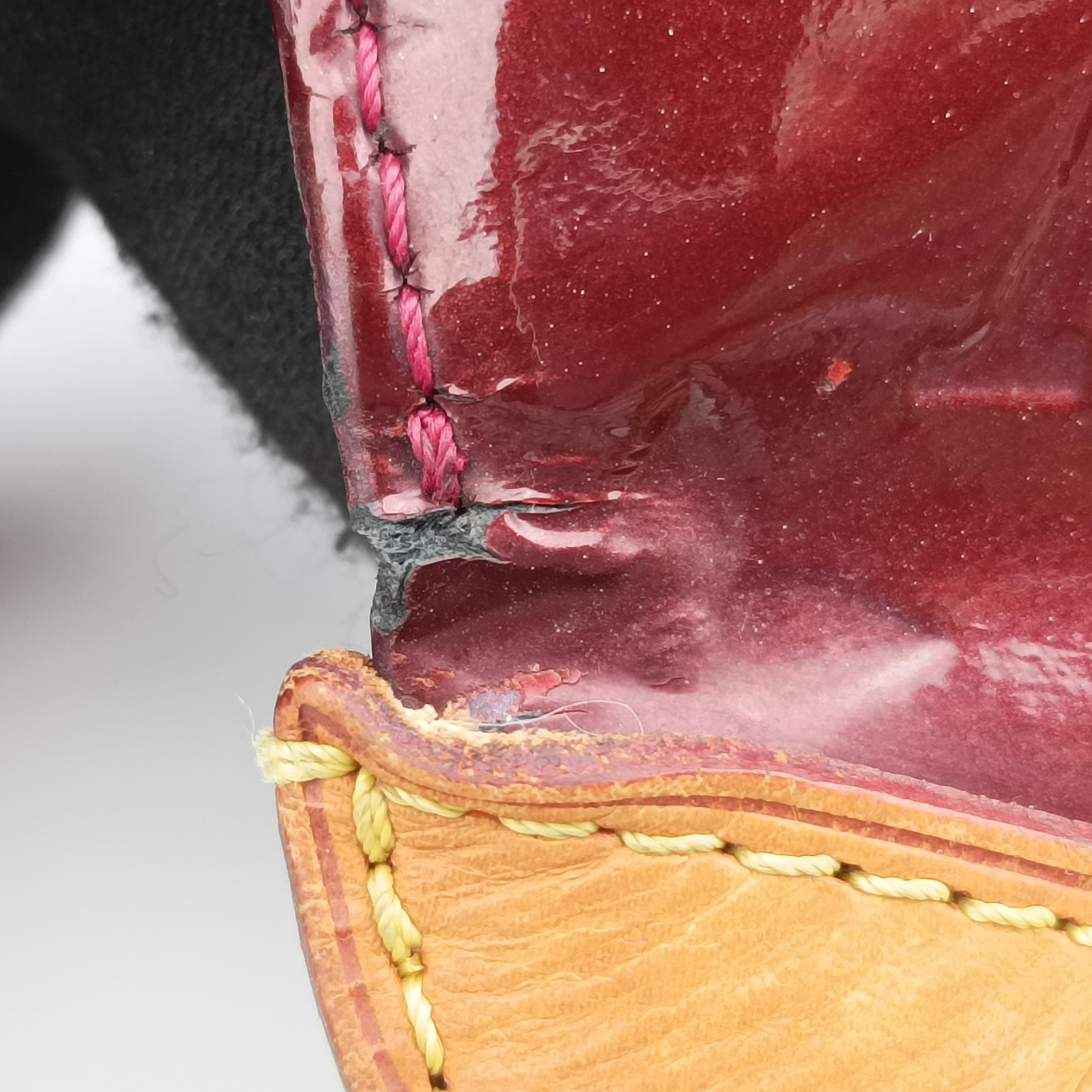 Pre-owned Louis Vuitton Bréa MM Amarante Vernis M91619 handbag | stylenewstar