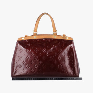 Pre-owned Louis Vuitton Bréa MM Amarante Vernis M91619 handbag | stylenewstar