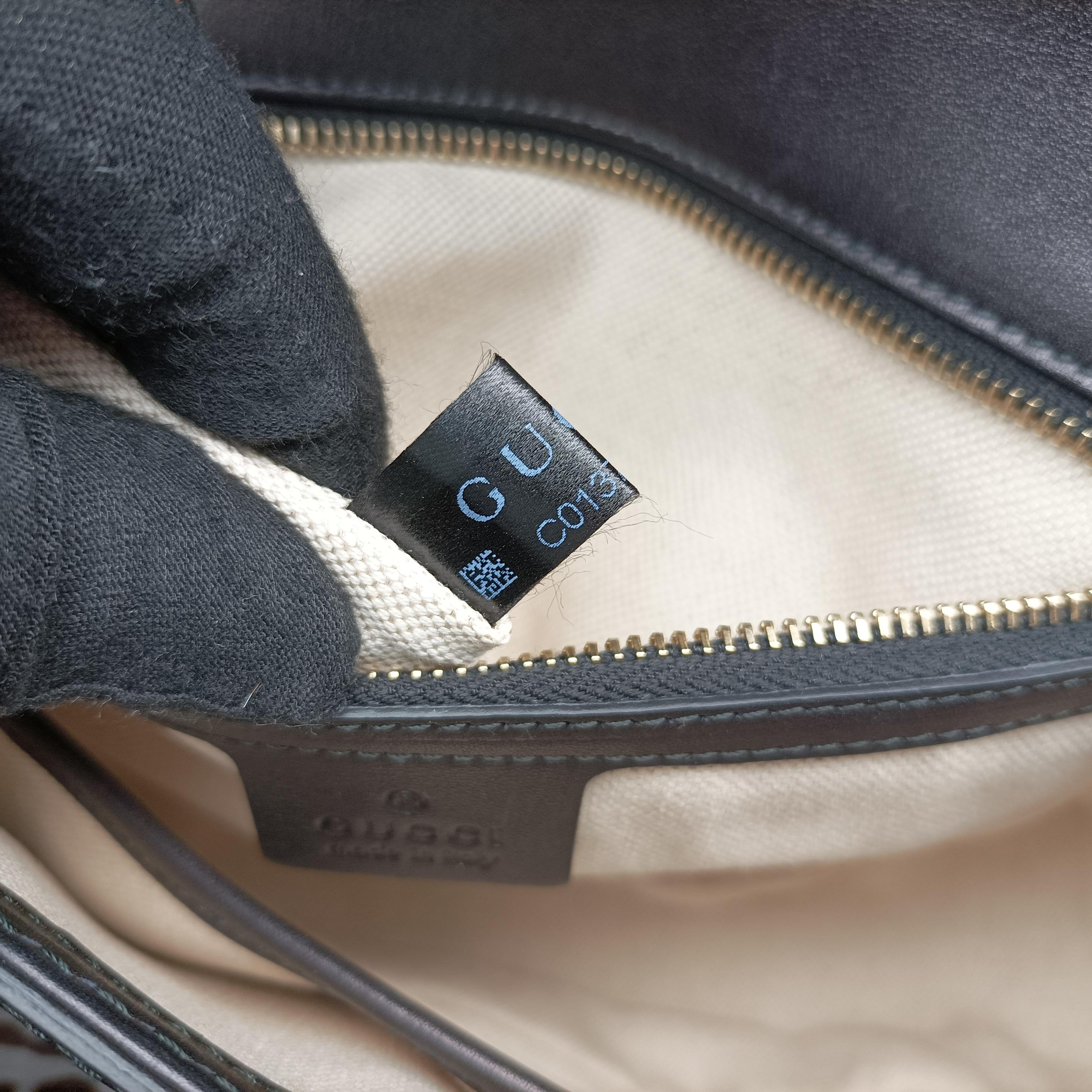 Vintage Gucci New Bamboo Black×Multicolour ponyhair×Leather 240242 shoulderbag | stylenewstar