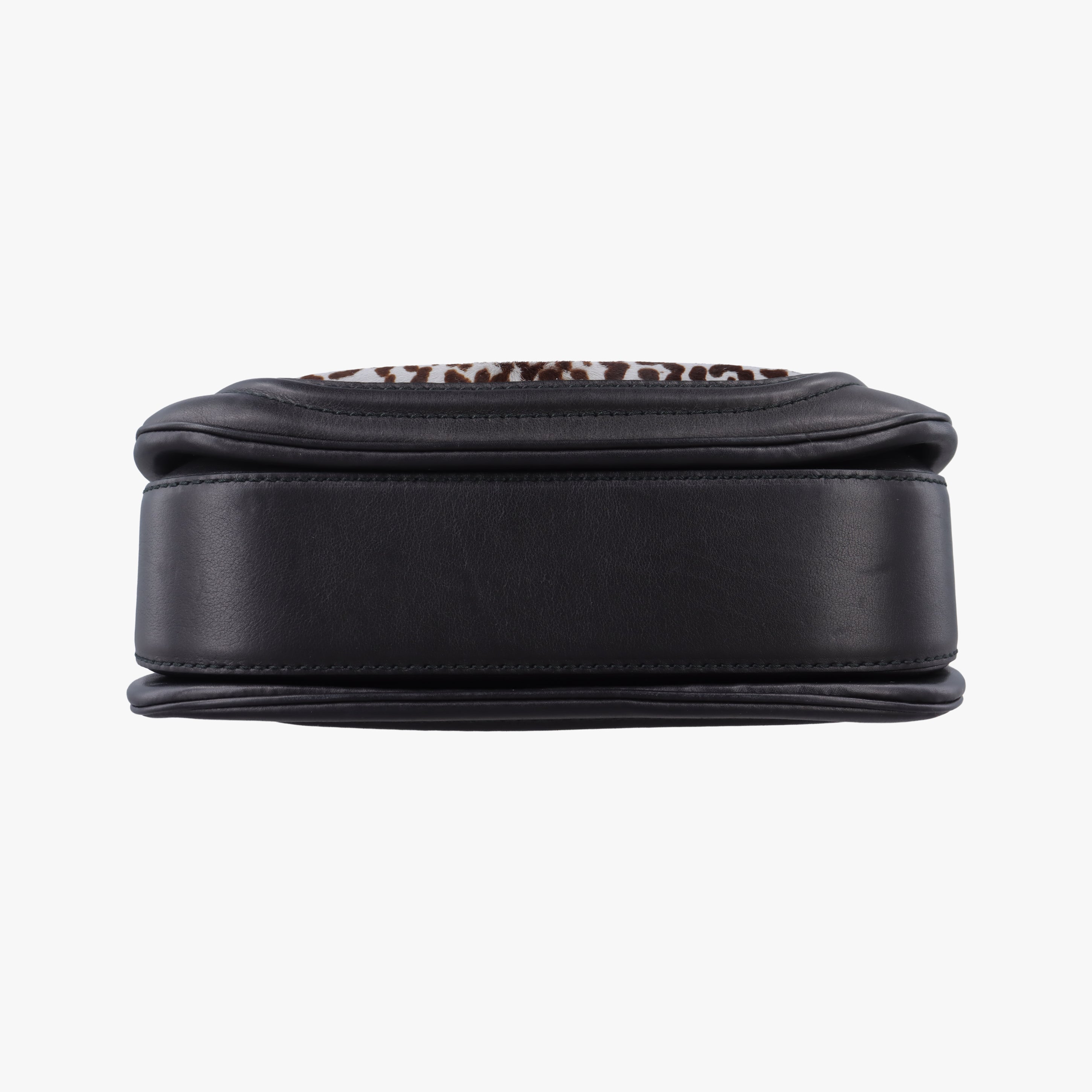 Vintage Gucci New Bamboo Black×Multicolour ponyhair×Leather 240242 shoulderbag | stylenewstar