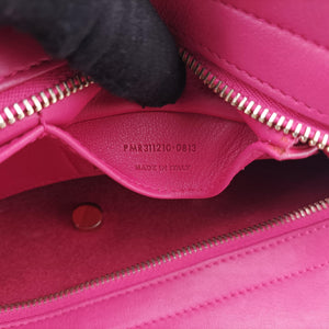 Pre-owned Yves Saint Laurent Y Ligne Petit Cabas Rose Leather 311210 shoulderbag | stylenewstar