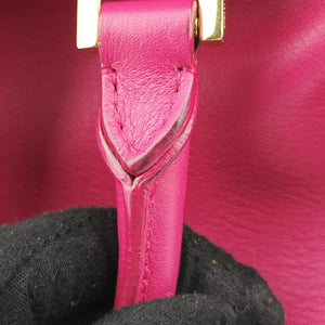 Pre-owned Yves Saint Laurent Y Ligne Petit Cabas Rose Leather 311210 shoulderbag | stylenewstar