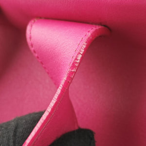 Pre-owned Yves Saint Laurent Y Ligne Petit Cabas Rose Leather 311210 shoulderbag | stylenewstar