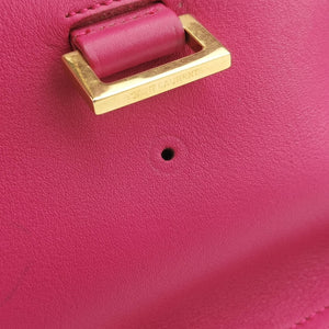 Pre-owned Yves Saint Laurent Y Ligne Petit Cabas Rose Leather 311210 shoulderbag | stylenewstar