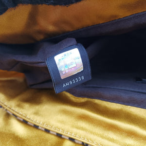 Pre-owned Fendi Stripe Calfhair and Velvet Multicolour Velvet × Fur 8BN165 handbag | stylenewstar