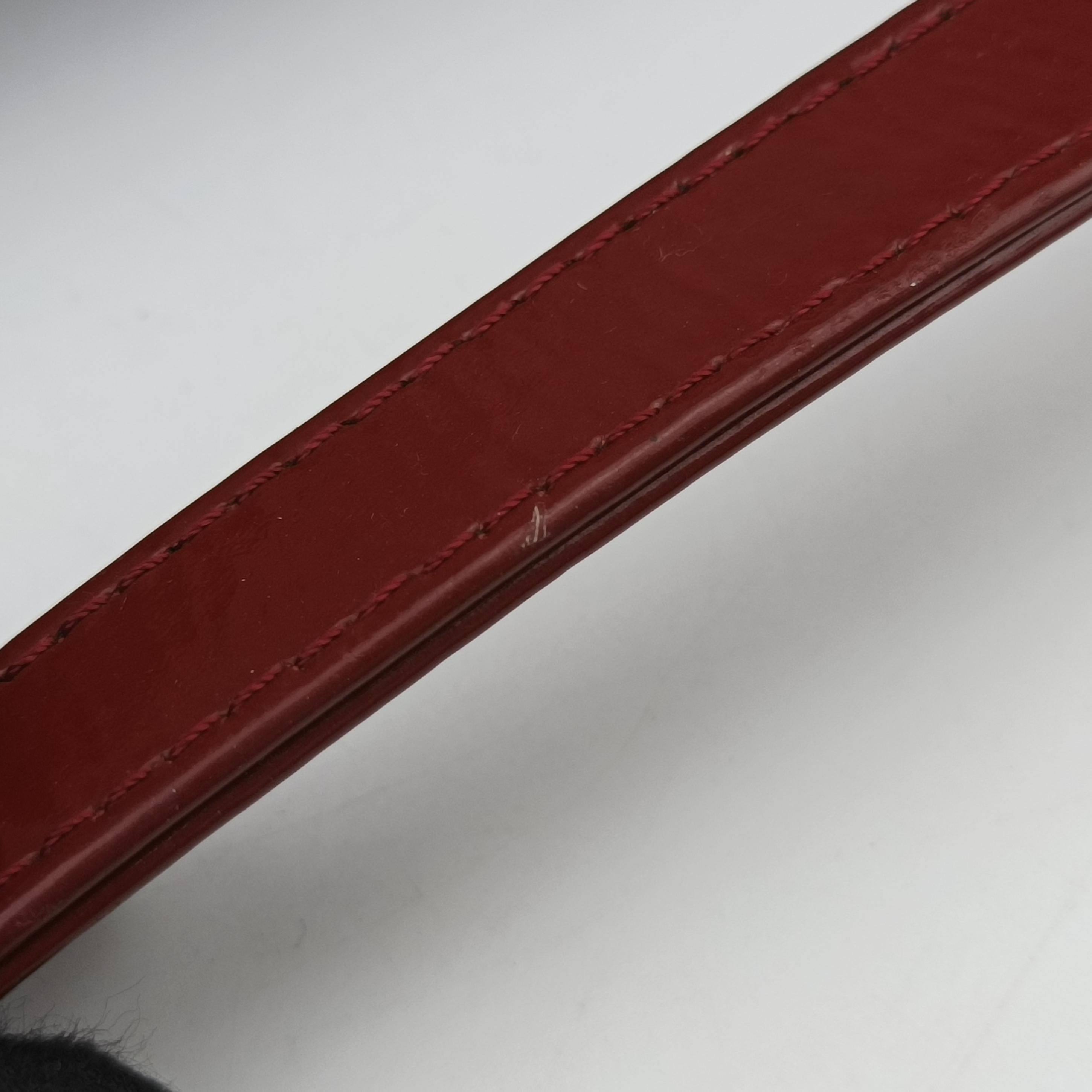 Pre-owned Chanel Matelasse Red Patent Leather A67292 shoulderbag | stylenewstar