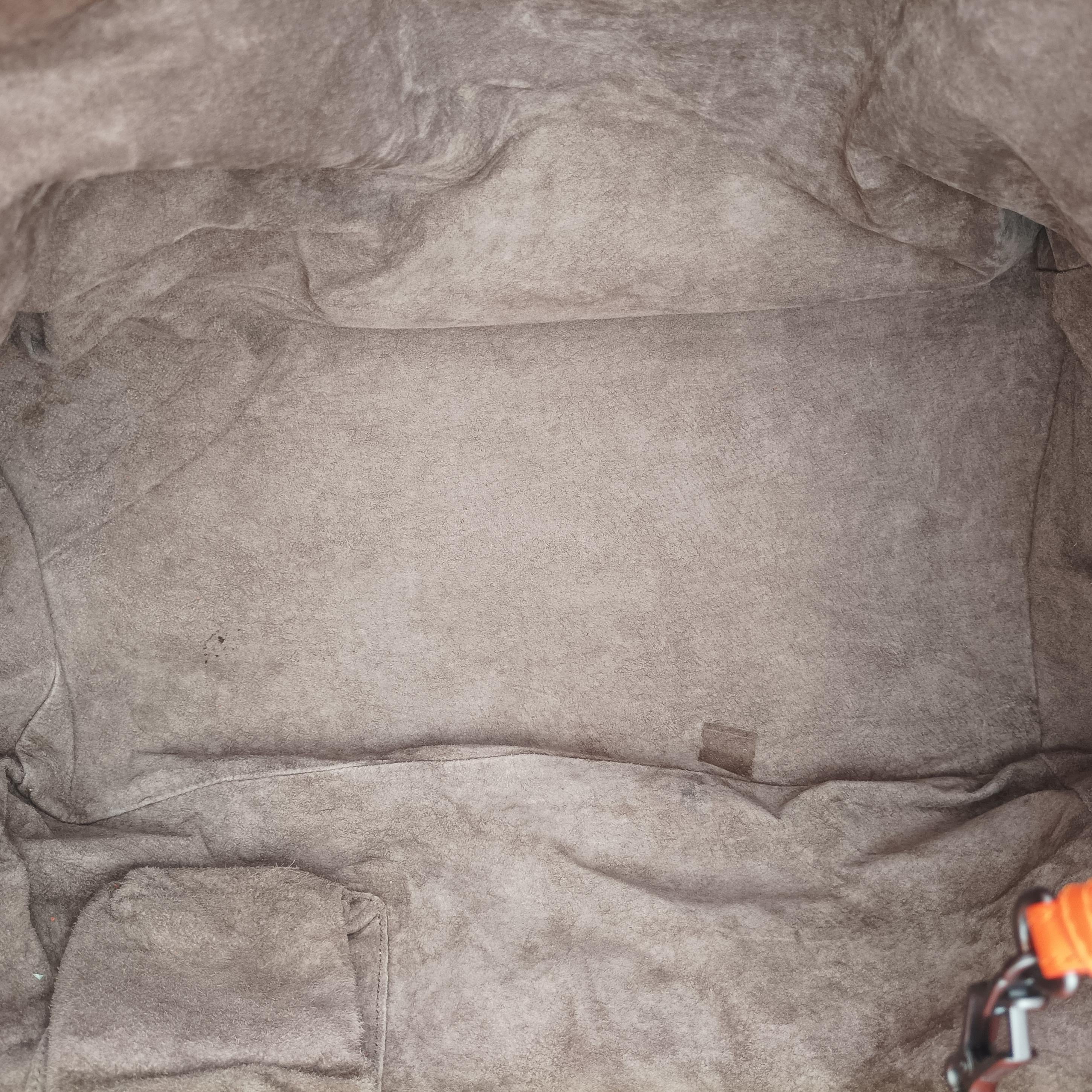 Pre-owned Bottega Veneta Cesta Intrecciato Orange lambskin  shoulderbag | stylenewstar