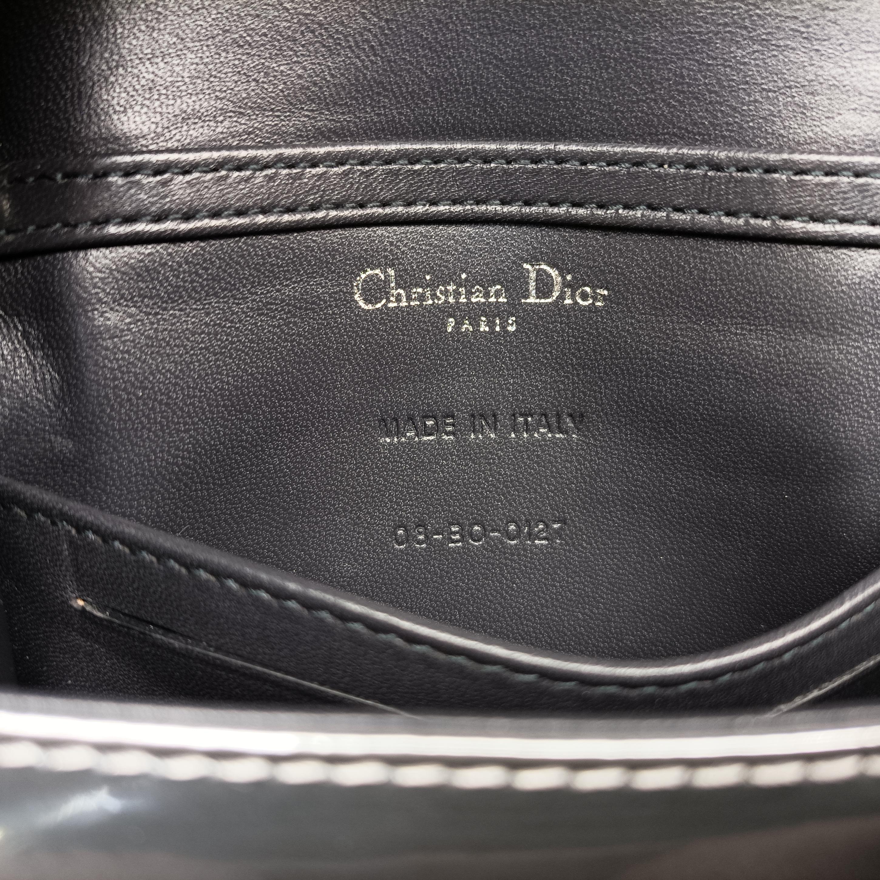 Pre-owned Christian Dior Diorama Silver Leather  shoulderbag | stylenewstar