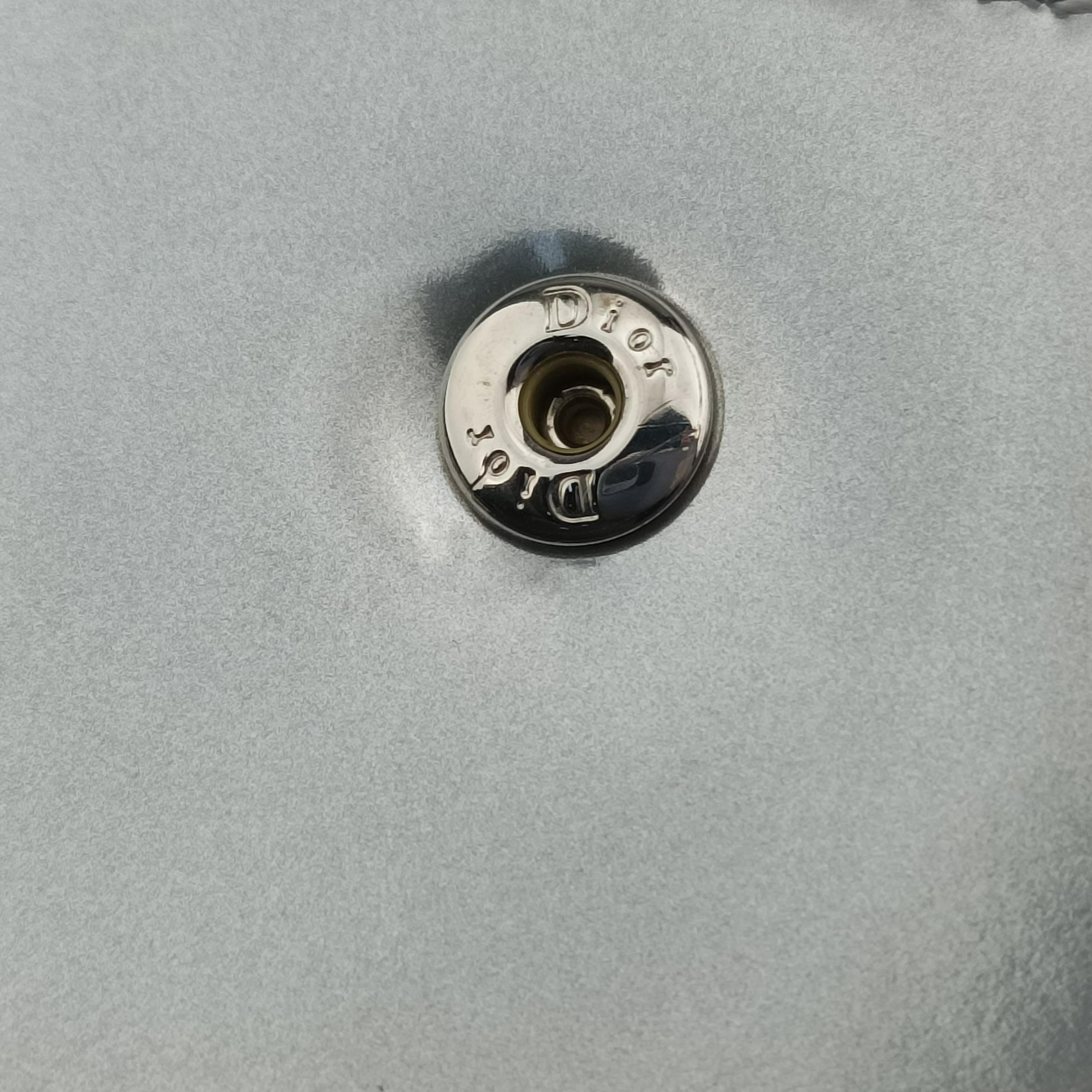 Pre-owned Christian Dior Diorama Silver Leather  shoulderbag | stylenewstar