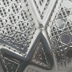 Pre-owned Christian Dior Diorama Silver Leather  shoulderbag | stylenewstar