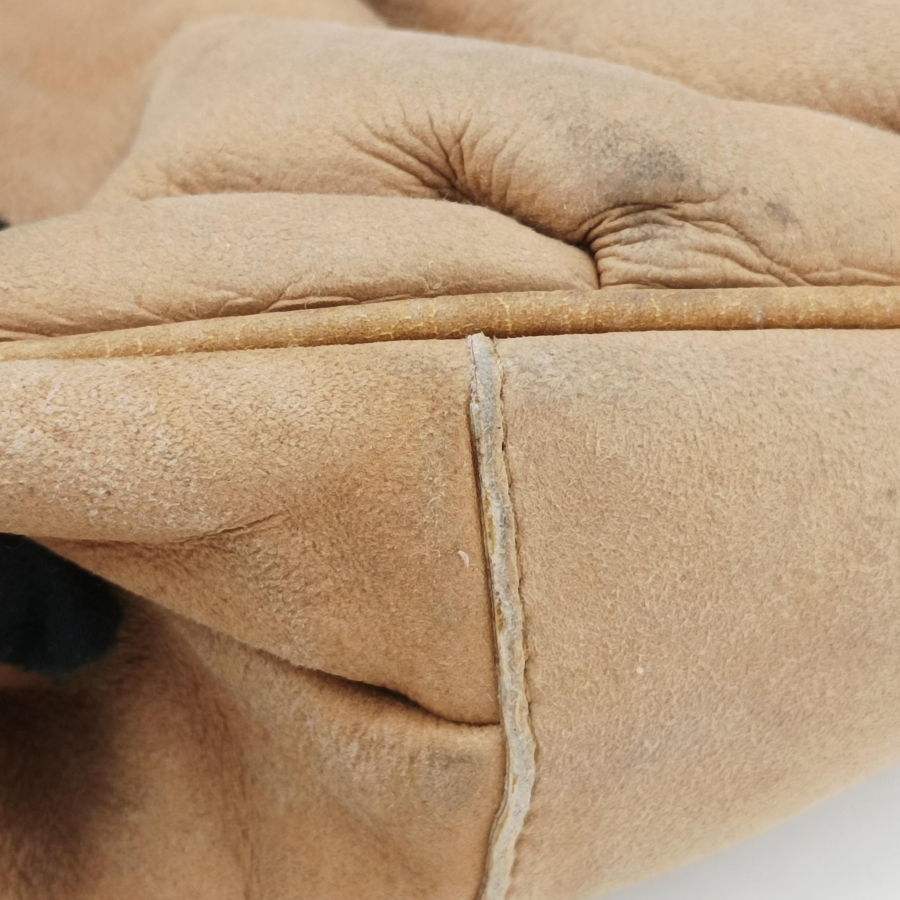 Secondhand Fendi Mia Beige Suede 8BR616 shoulderbag | stylenewstar