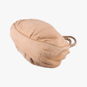 Secondhand Fendi Mia Beige Suede 8BR616 shoulderbag | stylenewstar