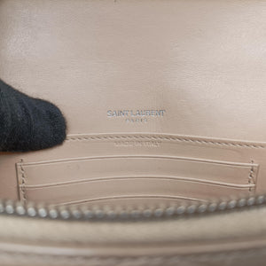 Pre-owned Yves Saint Laurent SUNSET Beige Leather 452157 shoulderbag | stylenewstar