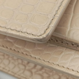 Pre-owned Yves Saint Laurent SUNSET Beige Leather 452157 shoulderbag | stylenewstar