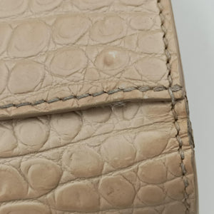 Pre-owned Yves Saint Laurent SUNSET Beige Leather 452157 shoulderbag | stylenewstar