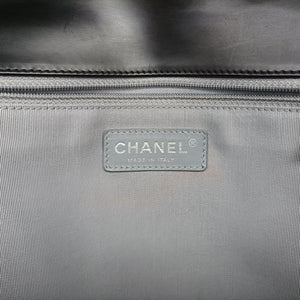 Pre-owned Chanel BOY CHANEL Black Enamel A67021 shoulderbag | stylenewstar