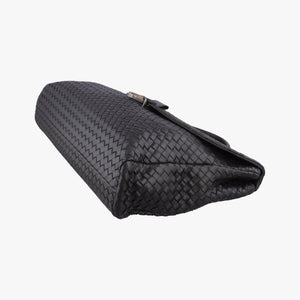 Secondhand Bottega Veneta Intrecciato Black lambskin  handbag | stylenewstar