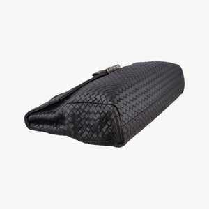 Secondhand Bottega Veneta Intrecciato Black lambskin  handbag | stylenewstar