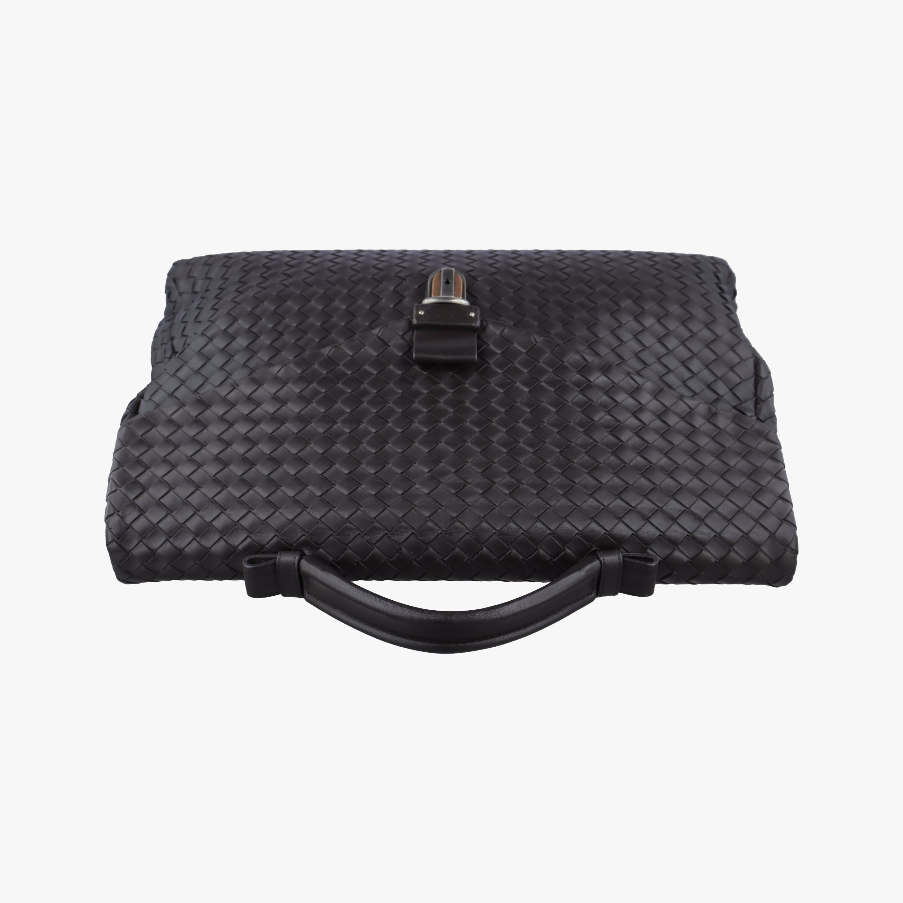 Secondhand Bottega Veneta Intrecciato Black lambskin  handbag | stylenewstar