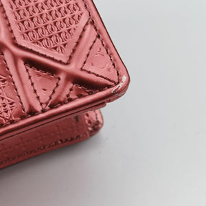 Pre-owned Christian Dior Diorama Red Patent  shoulderbag | stylenewstar