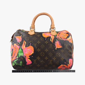 Pre-owned Louis Vuitton SPEEDY 30 brown×multicolor Monogram Canvas M48610 handbag | stylenewstar