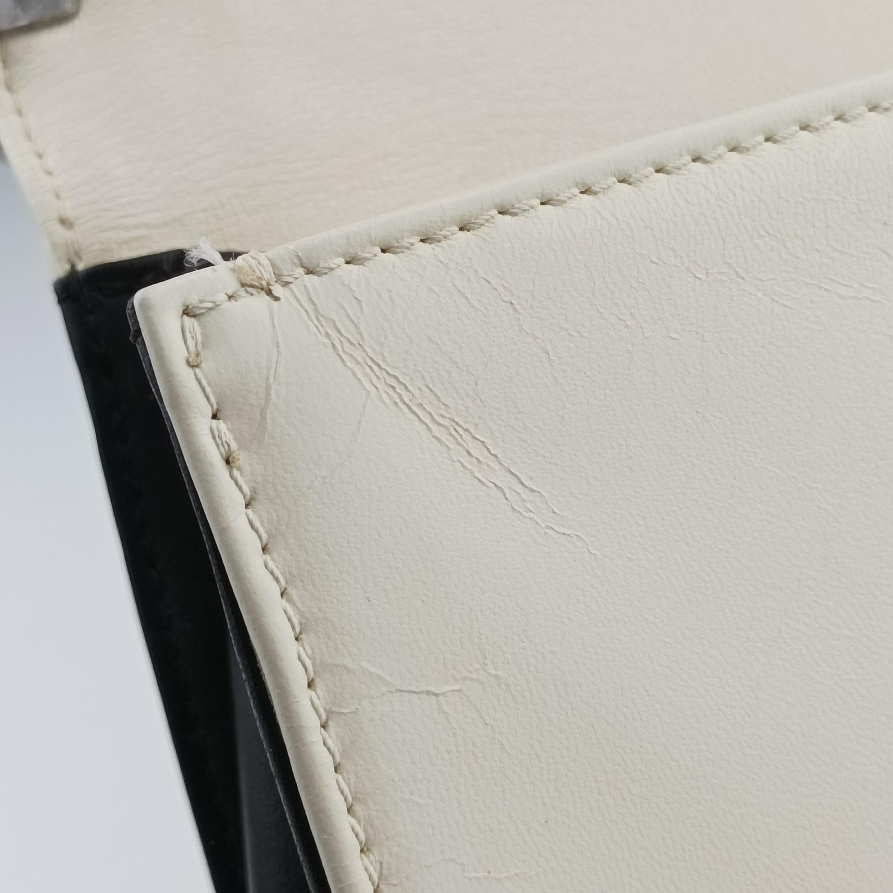 Secondhand Chanel BOY CHANEL Black×beige Leather A67087 shoulderbag | stylenewstar