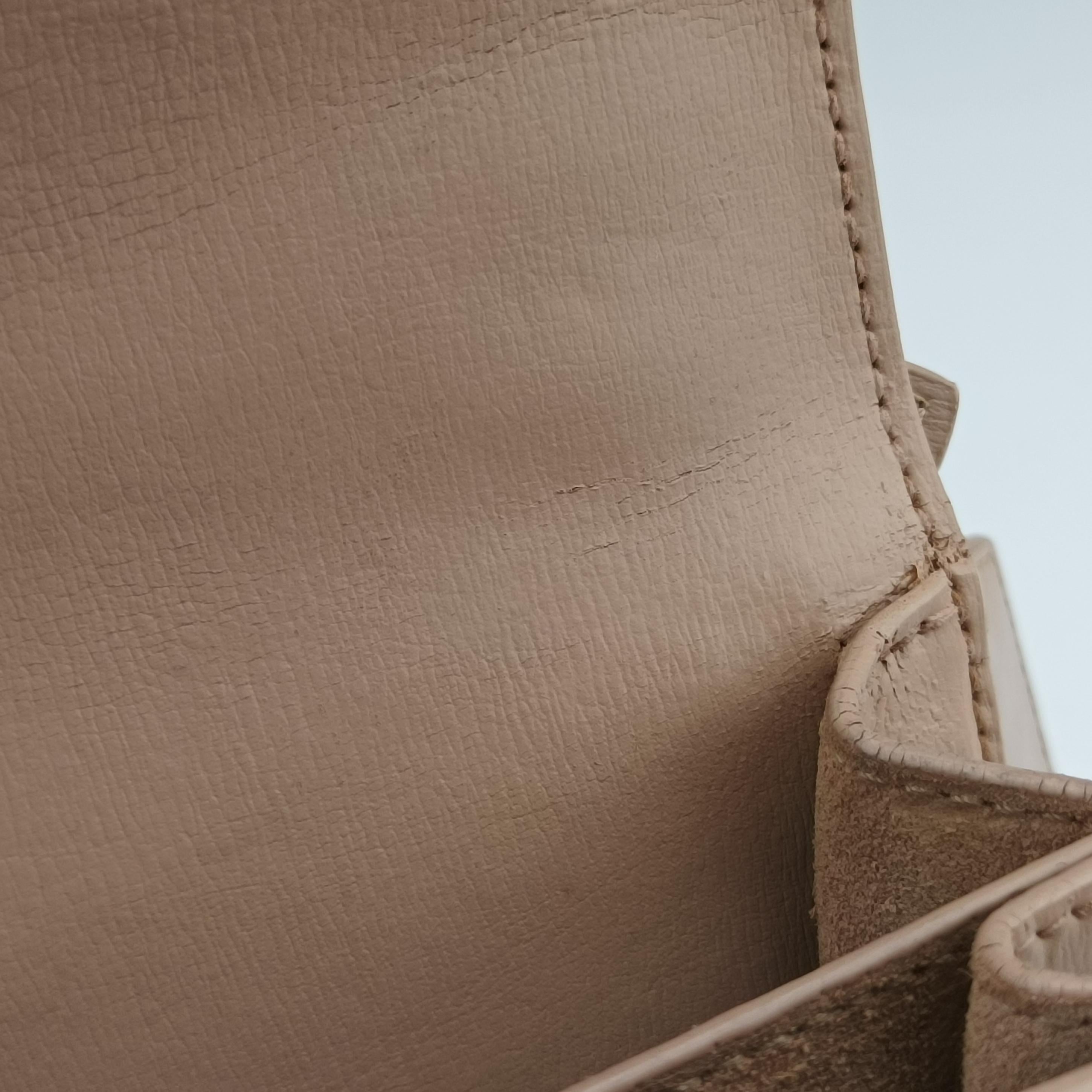 Secondhand Yves Saint Laurent SUNSET Beige Leather 442906 shoulderbag | stylenewstar