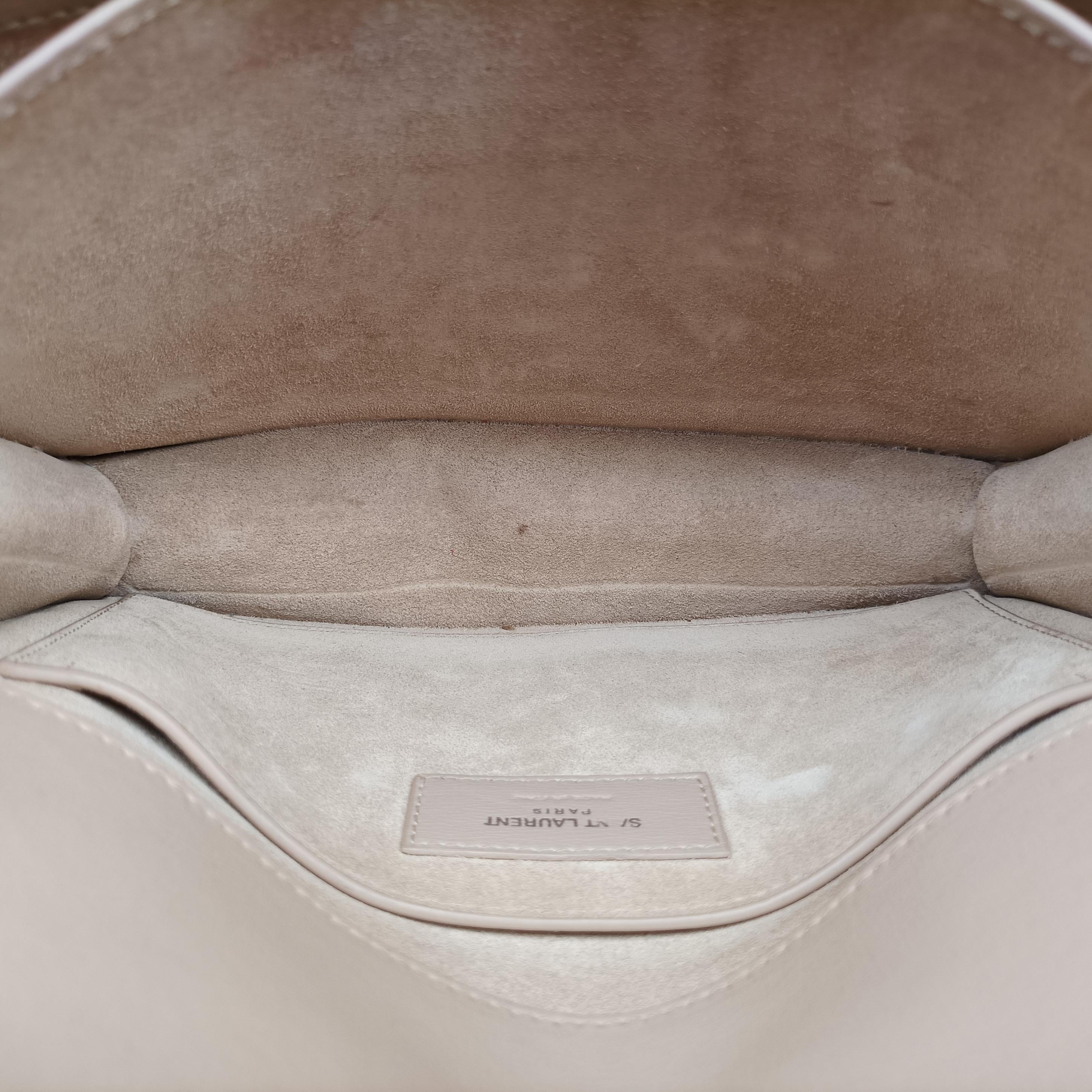 Secondhand Yves Saint Laurent SUNSET Beige Leather 442906 shoulderbag | stylenewstar