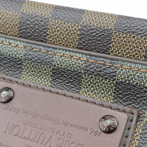 Pre-owned Louis Vuitton BROOKLYN GM EBENE Damier Canvas N51212 shoulderbag | stylenewstar