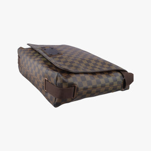 Pre-owned Louis Vuitton BROOKLYN GM EBENE Damier Canvas N51212 shoulderbag | stylenewstar