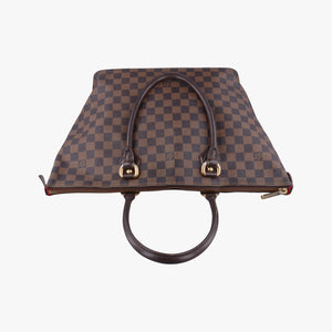 Pre-owned Louis Vuitton SALEYA　MM EBENE Damier Canvas N51182 handbag | stylenewstar