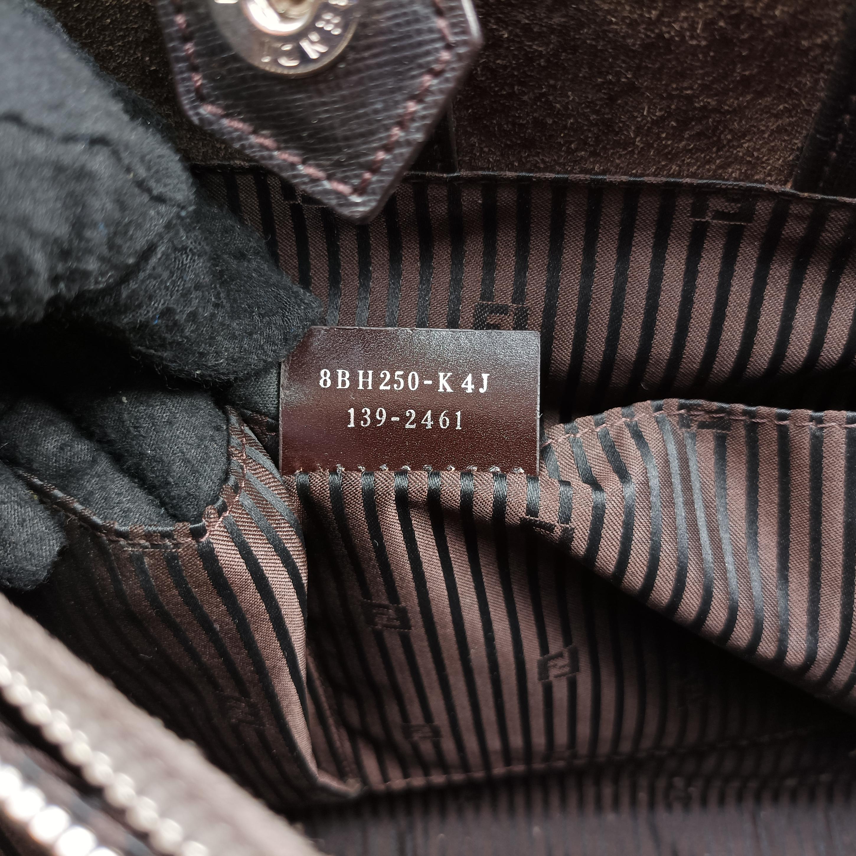 Pre-owned Fendi 2 JOURS Multicolour leather×ponyhair 8BH250 shoulderbag | stylenewstar