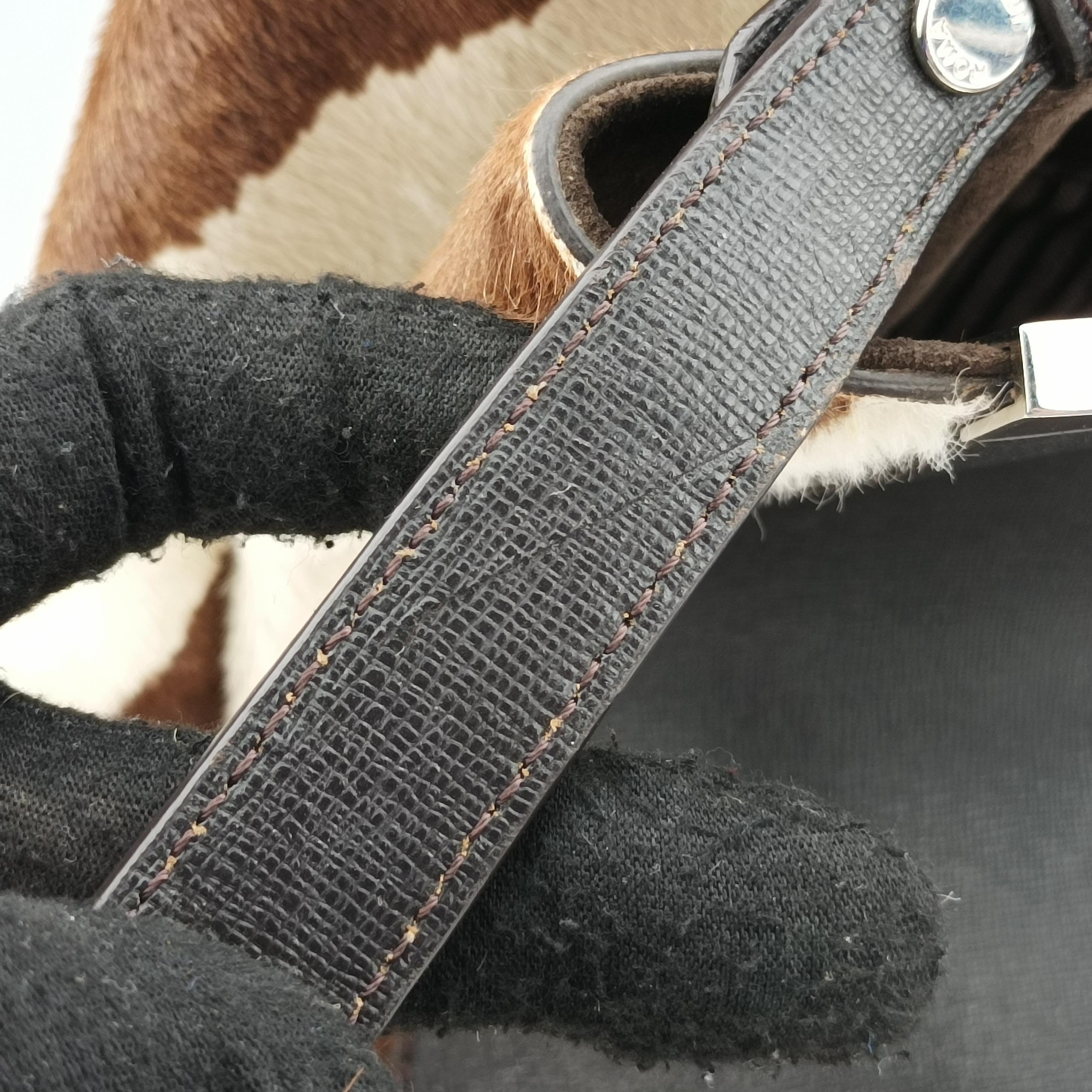 Pre-owned Fendi 2 JOURS Multicolour leather×ponyhair 8BH250 shoulderbag | stylenewstar