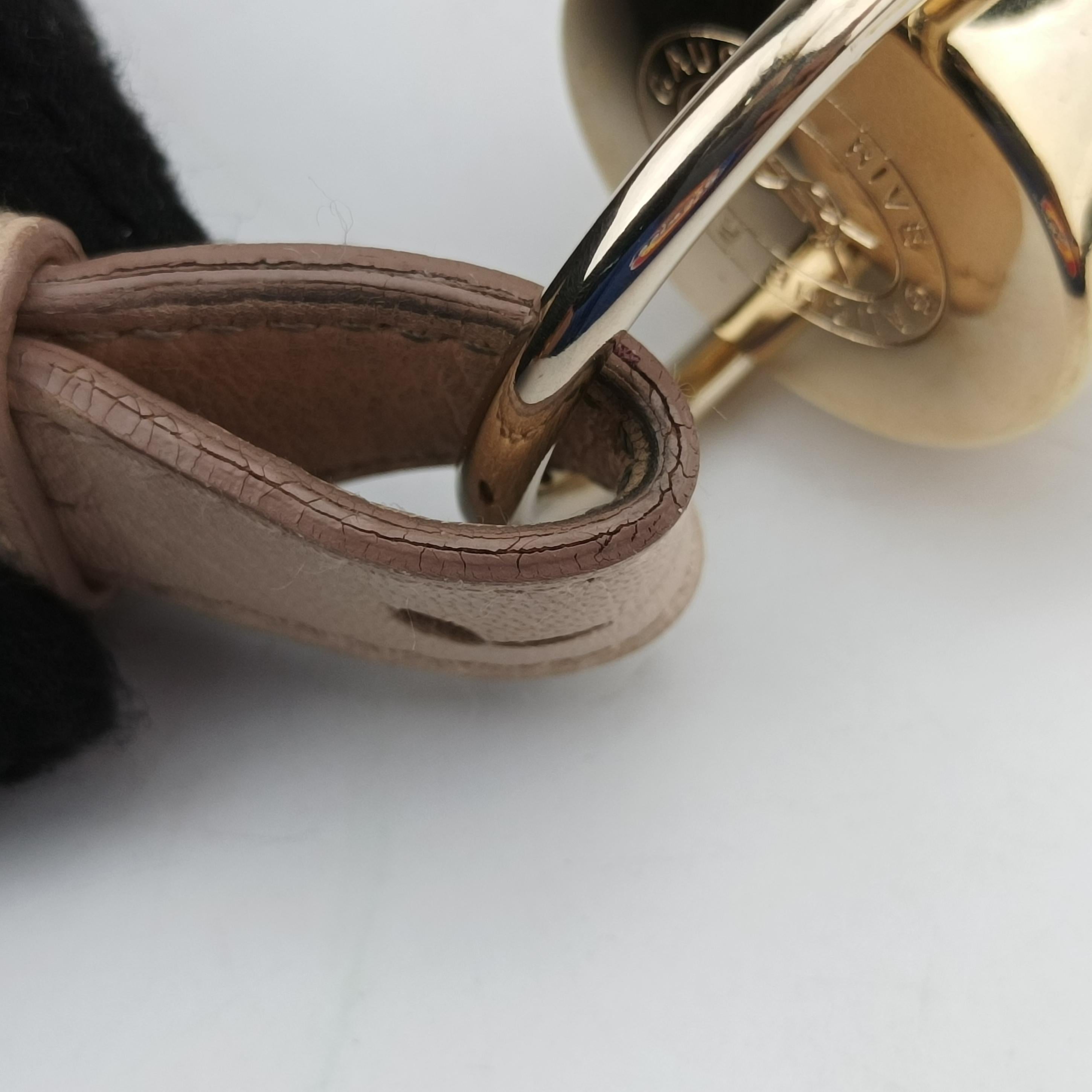 Pre-owned Yves Saint Laurent Mombasa Beige Suede 129134 shoulderbag | stylenewstar